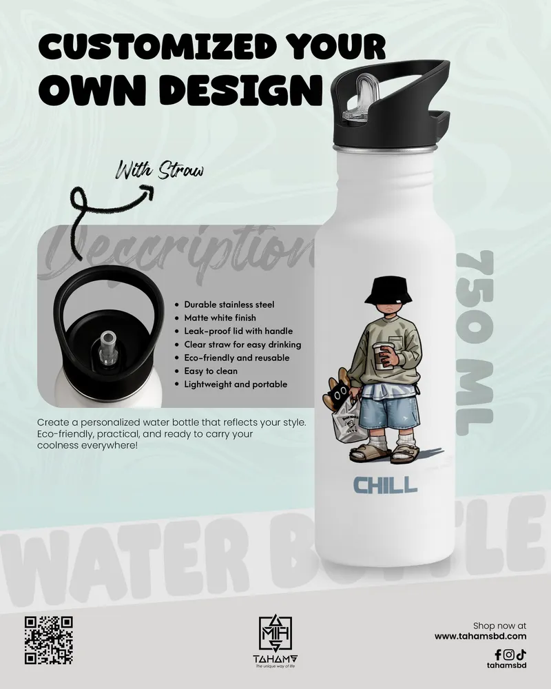 Custom 750ML Water Bottle  